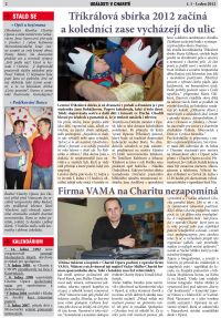 Domovník č. 1 - Leden 2012 (pdf) 01/2012 2
