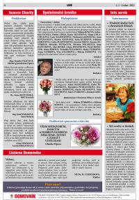 Domovník č. 1 - Leden 2012 (pdf) 01/2012 6